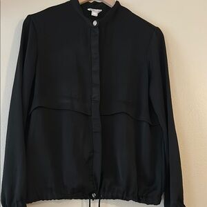 Black Button-Up Blouse